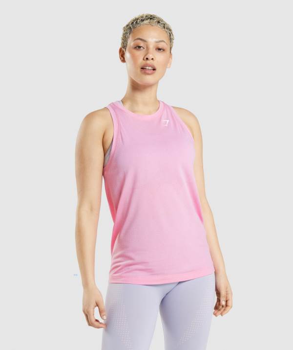 Damske Tielko Gymshark Vital Seamless 2.0 Light Loose Ruzove | XE3082641